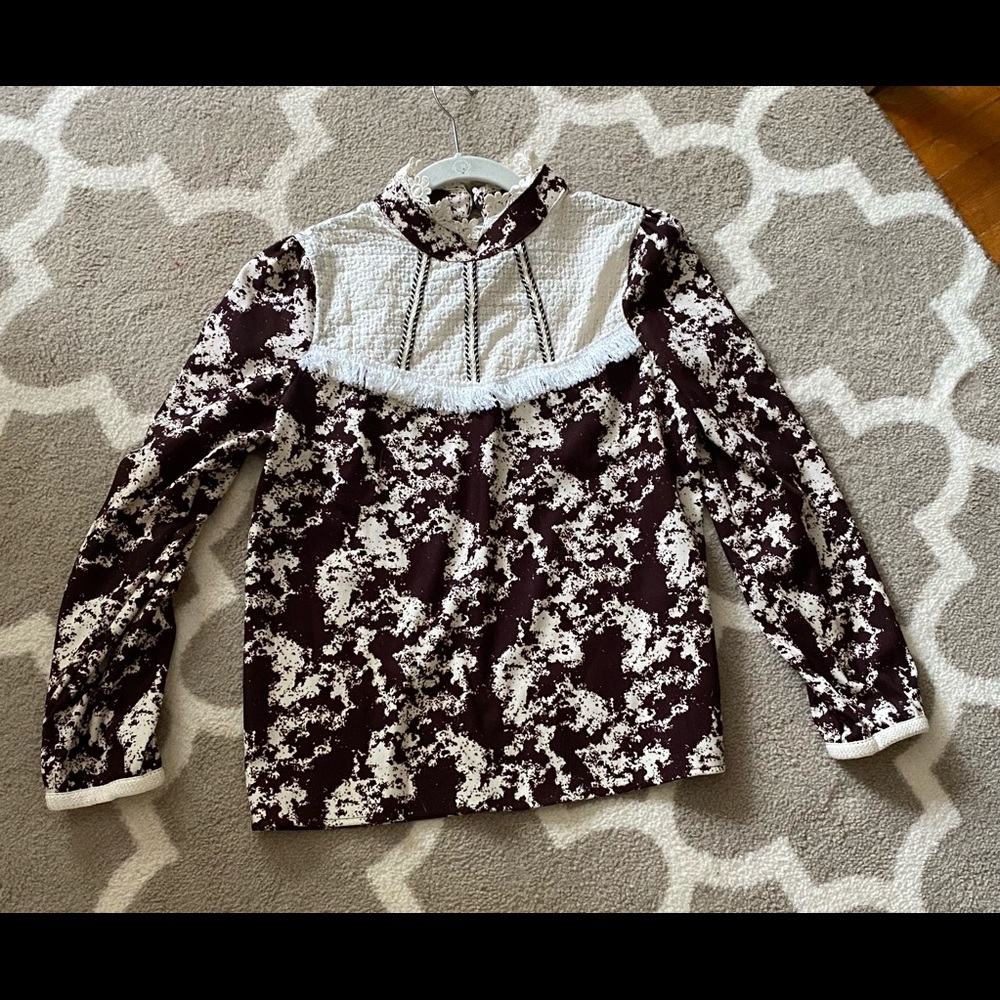 Victorian style long sleeve blouse